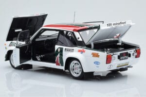 Fiat 131 Abarth Alitalia #2 W. Röhrl / C. Geistdörfer Rally Monte Carlo 1978 Kyosho 1:18 08376G Diecast - image 5 of 10