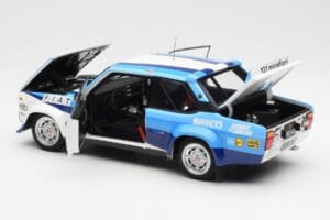 Fiat 131 Abarth #5 Team Fiat Works Rally Portugal 1980 Kyosho 1:18 08376A Diecast - image 5 of 8