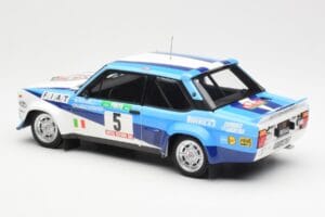 Fiat 131 Abarth #5 Team Fiat Works Rally Portugal 1980 Kyosho 1:18 08376A Diecast - image 7 of 8