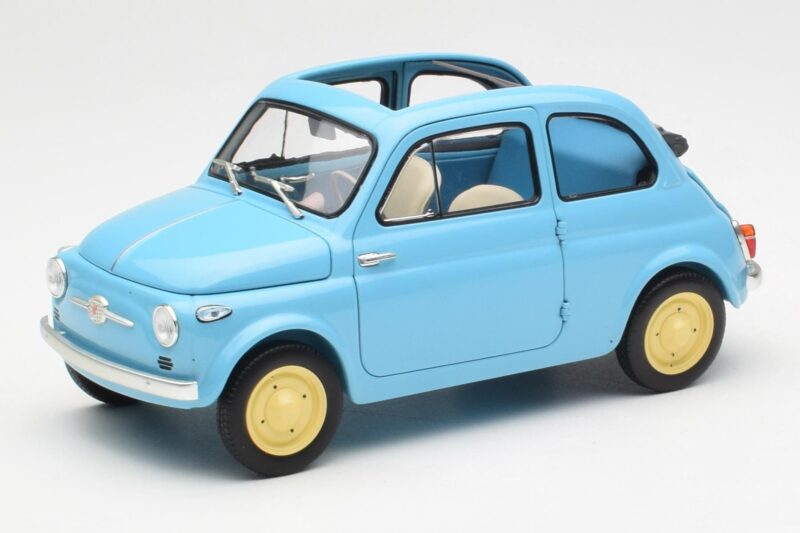 Fiat Nuova 500 Celeste Blue Kyosho 1:18 08966LB Diecast