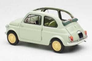 Fiat Nuova 500 Clear Green Kyosho 1:18 08966LG Diecast - image 7 of 8