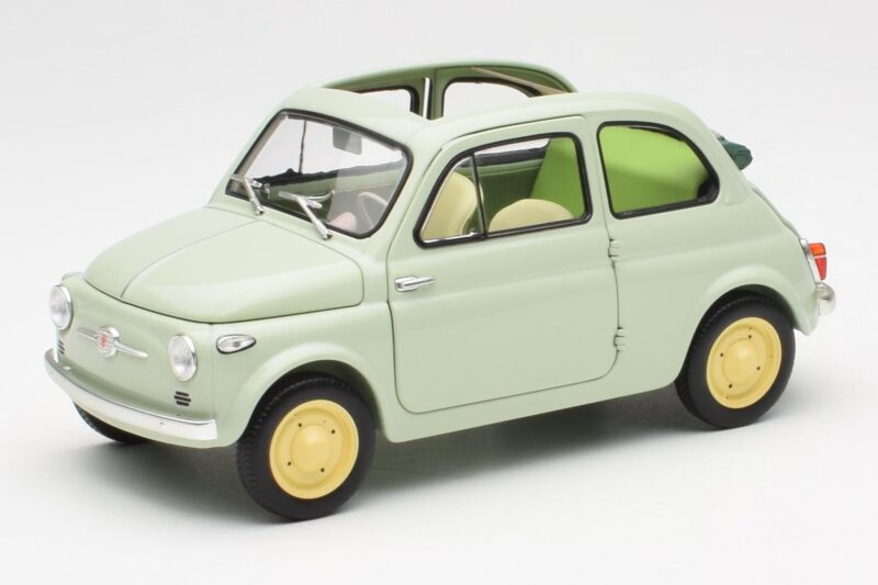 Fiat Nuova 500 Clear Green Kyosho 1:18 08966LG Diecast