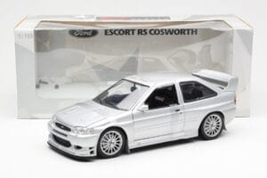 Ford Escort RS Cosworth Street Car Silver UT Models 1:18 22706 Diecast - image 2 of 6