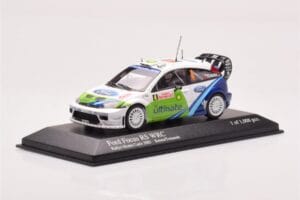 Ford Focus RS WRC #4 R. Kresta / J. Tomanek Rally Monte Carlo 2005 Minichamps 1:43 400058404 Diecast - image 2 of 4