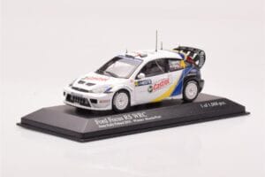 Ford Focus RS WRC #4 M. Martin / M. Park Neste Rally Finland Winners 2003 Minichamps 1:43 400038304 Diecast - image 2 of 4