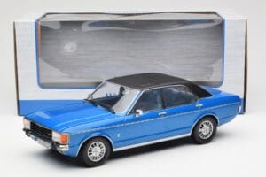 Ford Granada Mk1 Metallic Blue Matt Black MCG 1:18 MCG18394 Diecast - image 6 of 6