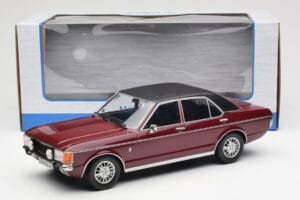 Ford Granada Mk1 Metallic Dark Red Matt Black MCG 1:18 MCG18393 Diecast - image 6 of 6