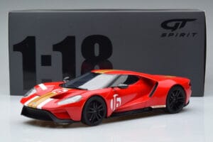 Ford GT Alan Mann Heritage Edition Red GT Spirit 1:18 GT882 Resin - image 6 of 6