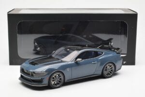 Ford Mustang Dark Horse Vapor Blue Metallic GT Spirit 1:18 GT454 Resin - image 6 of 6