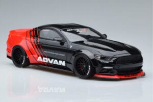 Ford Mustang S550 LB Works Liberty Walk Advan GT Spirit 1:18 KJ035 Resin - image 4 of 6