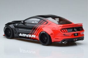 Ford Mustang S550 LB Works Liberty Walk Advan GT Spirit 1:18 KJ035 Resin - image 5 of 6