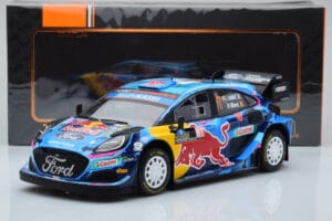 Ford Puma Rally1 WRC #7 P-L. Loubet / N. Gilsoul Rally Sweden 2023 IXO 1:18 18RMC154B Diecast - image 6 of 6