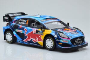 Ford Puma Rally1 WRC #8 O. Tanak / M. Jarveoja Winner Rally Sweden 2023 IXO 1:18 18RMC154A Diecast - image 4 of 6