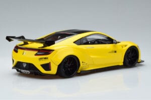 Honda NSX NC1 LB Works Liberty Walk Yellow GT Spirit 1:18 KJ034 Resin - image 2 of 6
