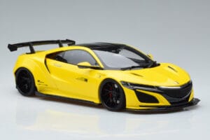 Honda NSX NC1 LB Works Liberty Walk Yellow GT Spirit 1:18 KJ034 Resin - image 4 of 6