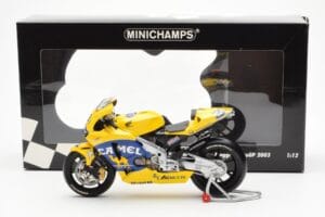 Honda RC211V Pramac Pons #3 M. Biaggi MotoGP 2003 Minichamps 1:12 122037103 Diecast - image 4 of 4