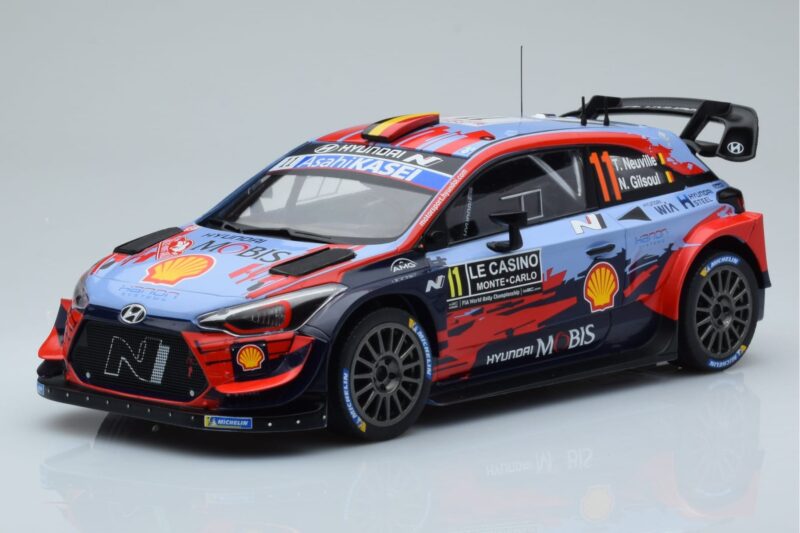 Hyundai i20 Coupe WRC #11 T. Neuville / N. Gilsoul Rally Monte Carlo 2020 IXO 1:18 Hyundai i20 Coupe WRC #11 T. Neuville / N. Gilsoul Rally Monte Carlo 2020 IXO 1:18 18RMC067A Diecast