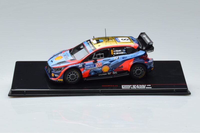 Hyundai i20 N Rally1 #8 O. Tänak / M. Järveoja Rally Finland 2022 IXO 1:43 Hyundai i20 N Rally1 #8 O. Tänak / M. Järveoja Rally Finland 2022 IXO 1:43 RAM865 Diecast