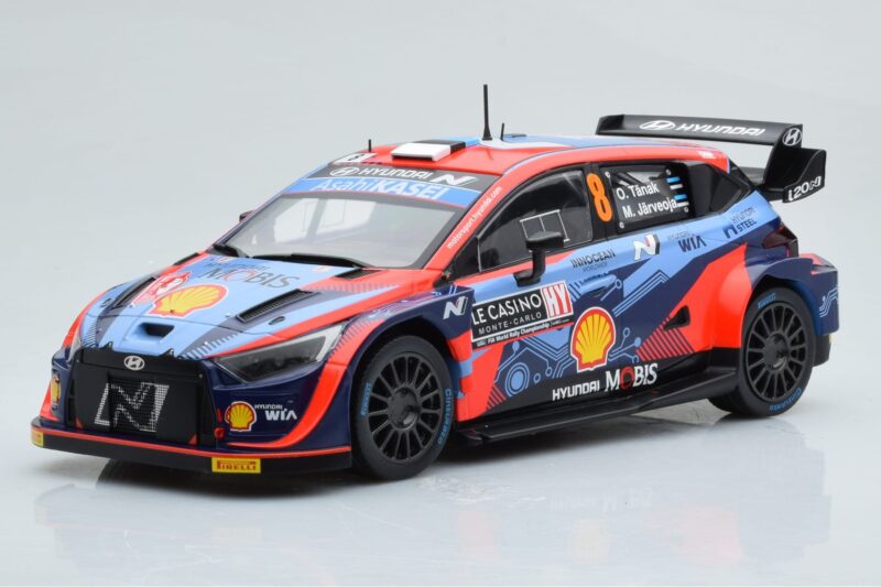 Hyundai i20 N Rally1 #8 O. Tanak / M. Jarveoja Rally Monte Carlo 2022 IXO 1:18 Hyundai i20 N Rally1 #8 O. Tanak / M. Jarveoja Rally Monte Carlo 2022 IXO 1:18 18RMC113 Diecast