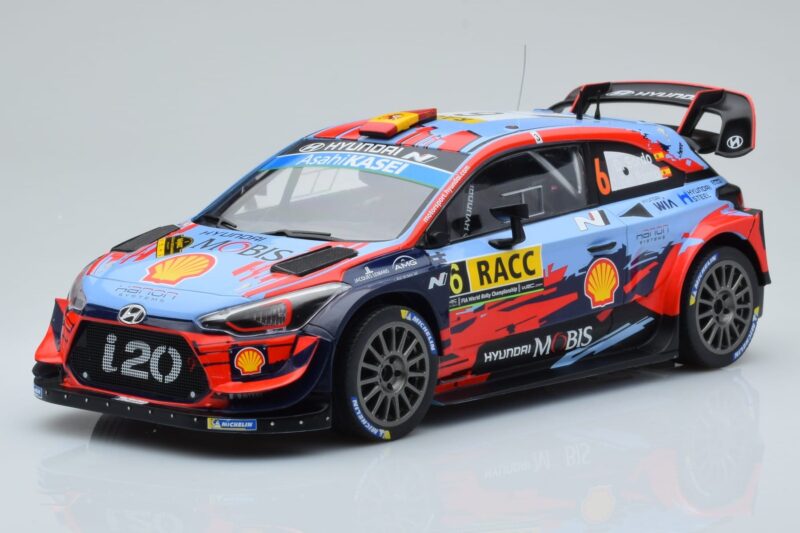 Hyundai i20 Coupe WRC #6 D. Sordo / C. del Barrio Rally Catalunya 2019 IXO 1:18 Hyundai i20 Coupe WRC #6 D. Sordo / C. del Barrio Rally Catalunya 2019 IXO 1:18 18RMC052C Diecast