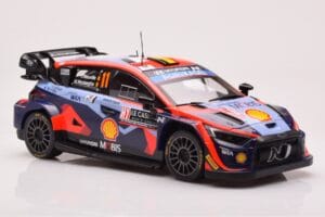 Hyundai i20 N Rally1 #11 T. Neuville / M. Wydaeghe Rally Monte Carlo 2023 IXO 1:18 18RMC153A Diecast - image 4 of 6