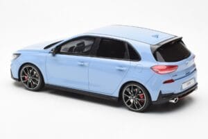 Hyundai i30 N Light Blue Otto 1:18 OT425 Resin - image 5 of 6