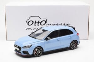 Hyundai i30 N Light Blue Otto 1:18 OT425 Resin - image 6 of 6