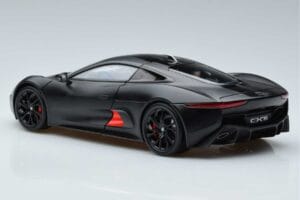 Jaguar C-X75 Black Almost Real 1:18 810605 Diecast - image 6 of 7