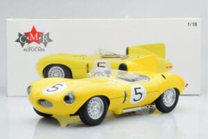 Jaguar D-Type #5 Ecurie Nationale Belge 24 Hours of Le Mans 1956 CMR 1:18 CMR143 Diecast - image 6 of 6