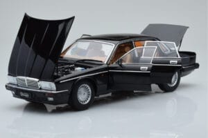 Jaguar XJ6 XJ40 Ebony Black Almost Real 1:18 810543 Diecast - image 2 of 11