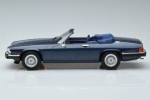 Jaguar XJS V12 Convertible Blue Metallic Limited Edition Norev 1:18 182636 Diecast - image 3 of 6