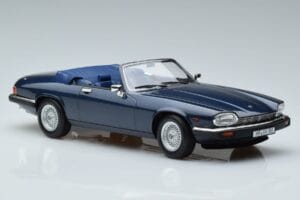 Jaguar XJS V12 Convertible Blue Metallic Limited Edition Norev 1:18 182636 Diecast - image 4 of 6