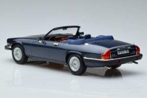 Jaguar XJS V12 Convertible Blue Metallic Limited Edition Norev 1:18 182636 Diecast - image 5 of 6