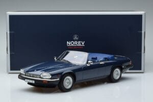 Jaguar XJS V12 Convertible Blue Metallic Limited Edition Norev 1:18 182636 Diecast - image 6 of 6