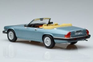 Jaguar XJS V12 Convertible Light Blue Metallic Norev 1:18 182635 Diecast - image 5 of 6