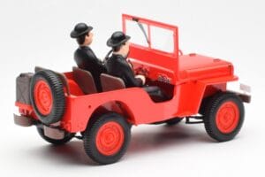 Jeep Willys Tintin 2 Figures UT Models 1:18 180150000 Diecast - image 2 of 6