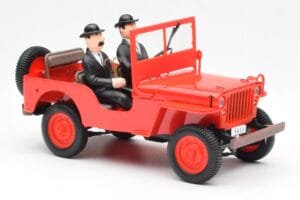 Jeep Willys Tintin 2 Figures UT Models 1:18 180150000 Diecast - image 4 of 6