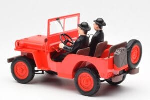 Jeep Willys Tintin 2 Figures UT Models 1:18 180150000 Diecast - image 5 of 6