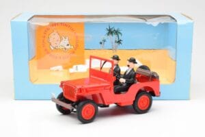 Jeep Willys Tintin 2 Figures UT Models 1:18 180150000 Diecast - image 6 of 6