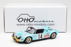 Jide 1600S Gr.4 #14 J. Ragnotti / Jaubert Criterium des Cevennes 1972 Otto 1:18 OT287 Resin - image 6 of 6