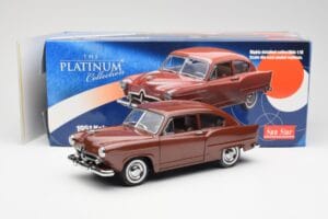 Kaiser Henry J Caribbean Coral Metallic Sun Star 1:18 5101 Diecast - image 8 of 8