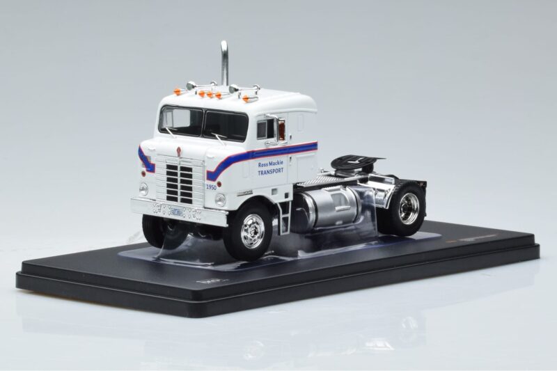 Kenworth Bullnose Ross Mackie Transport White IXO 1:43 Kenworth Bullnose Ross Mackie Transport White IXO 1:43 TR063 Diecast