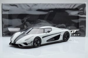 Koenigsegg Regera Gray Asia Exclusive GT Spirit 1:18 CLDC026 Resin - image 5 of 5