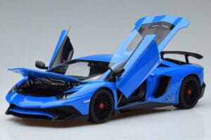 Lamborghini Aventador LP750-4 SV Blue AUTOart 1:18 74559 Composite - image 2 of 8
