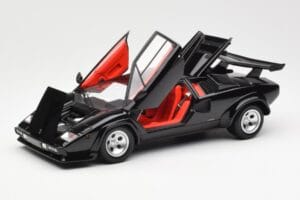 Lamborghini Countach LP 5000 Quattrovalvole Black Kyosho 1:18 08320BK Diecast - image 2 of 8