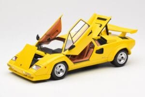 Lamborghini Countach LP 5000 Quattrovalvole Yellow Kyosho 1:18 08320Y Diecast - image 2 of 8