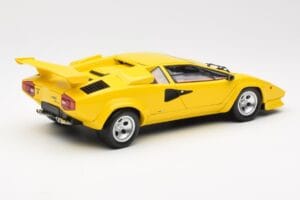 Lamborghini Countach LP 5000 Quattrovalvole Yellow Kyosho 1:18 08320Y Diecast - image 3 of 8