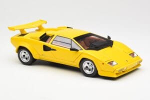 Lamborghini Countach LP 5000 Quattrovalvole Yellow Kyosho 1:18 08320Y Diecast - image 6 of 8
