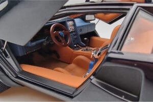 Lamborghini Countach LP500S Walter Wolf Dark Blue Kyosho 1:18 08320D Diecast - image 9 of 11