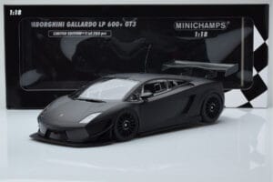 Lamborghini Gallardo LP600+ GT3 Matt Black Minichamps 1:18 151111100 Diecast - image 6 of 6